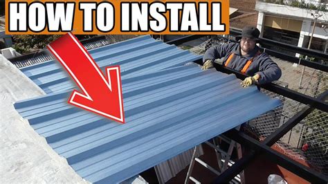 how to install metal roof sheets|installing a metal roof yourself.